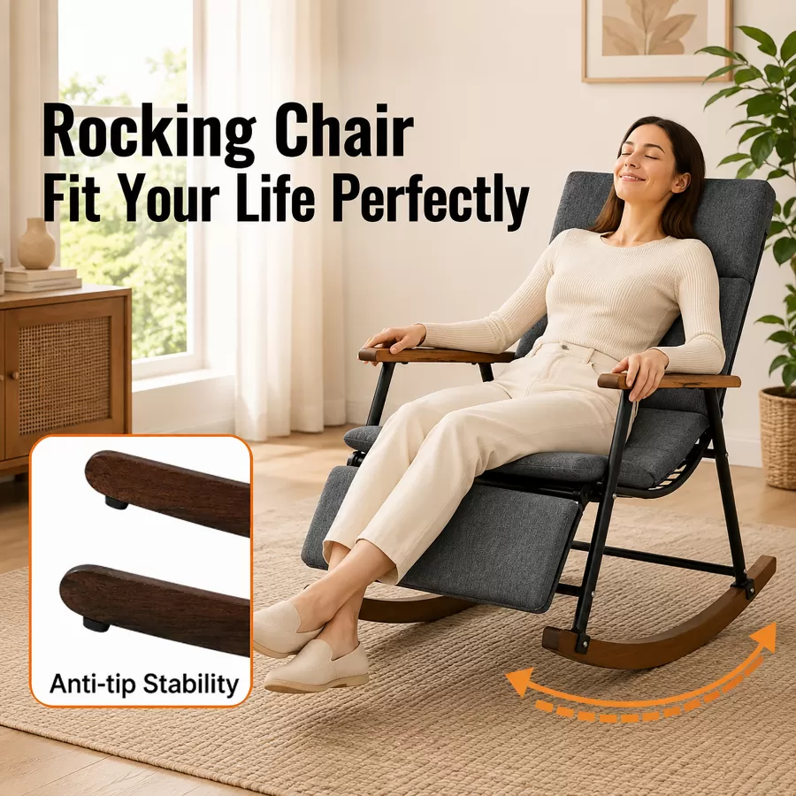 metal rocking chair