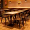 commercial restaurant table and chair set