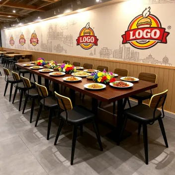 Commercial Restaurant Table and Chair Set | Large Dining Furniture