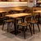 commercial restaurant table and chair set