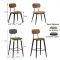 wood finish restaurant table with durable dining chairs
