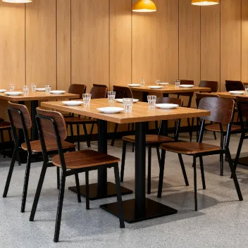 Modern Restaurant Table and Chair Set | Commercial Dining Furniture