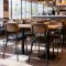 modern restaurant table and chair set