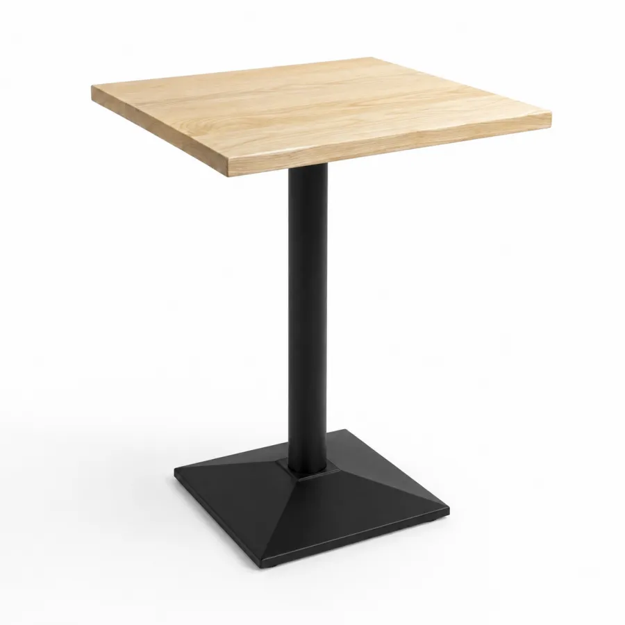 square indoor restaurant table