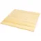 square tabletop of restaurant dining table