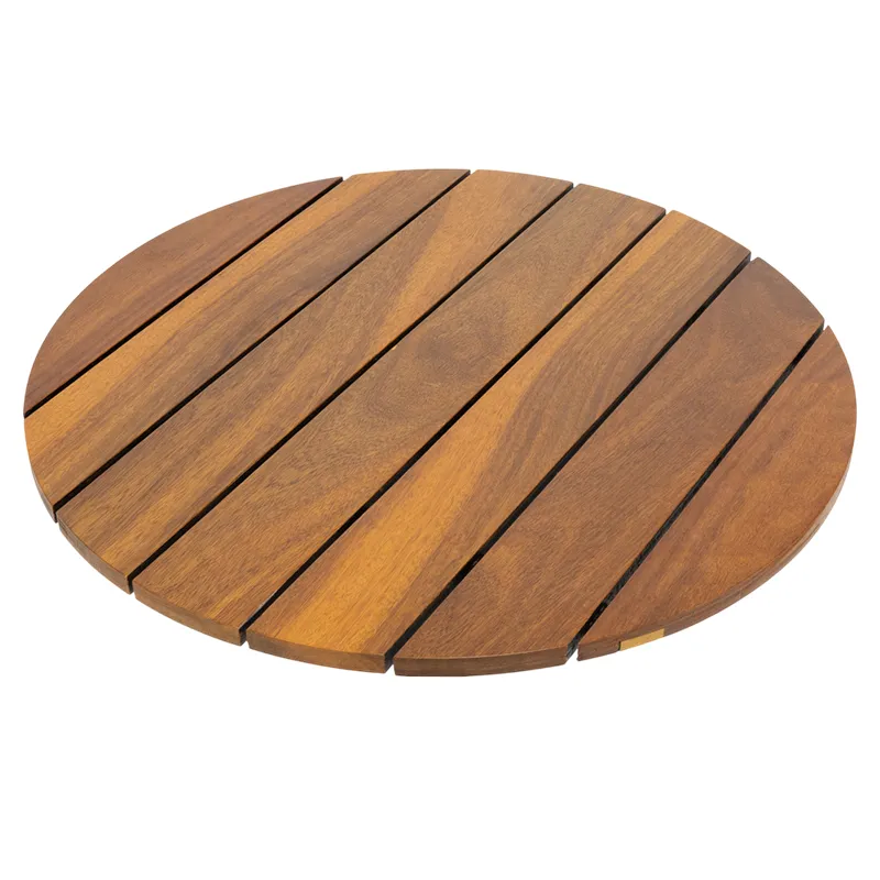 square tabletop of restaurant dining table