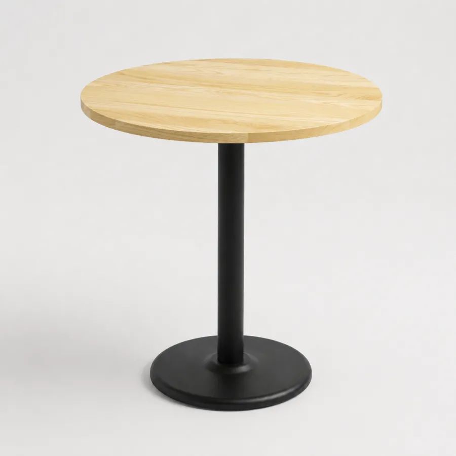 Round Indoor Restaurant Table | Commercial Dining Table
