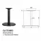 Round Indoor Restaurant Table | Commercial Dining Table