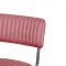 upholstered backrest of restaurant chair